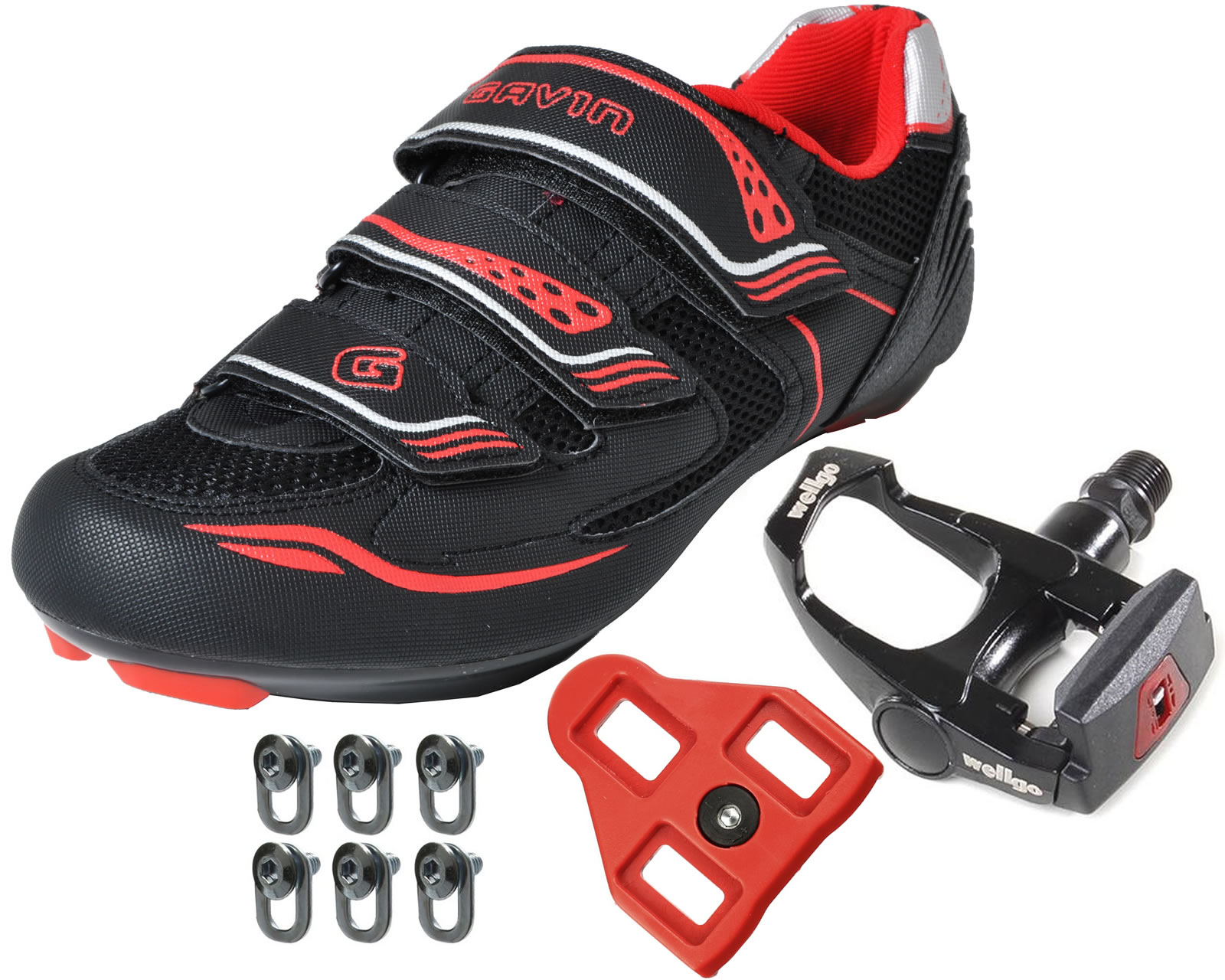Cycling shoes and pedals