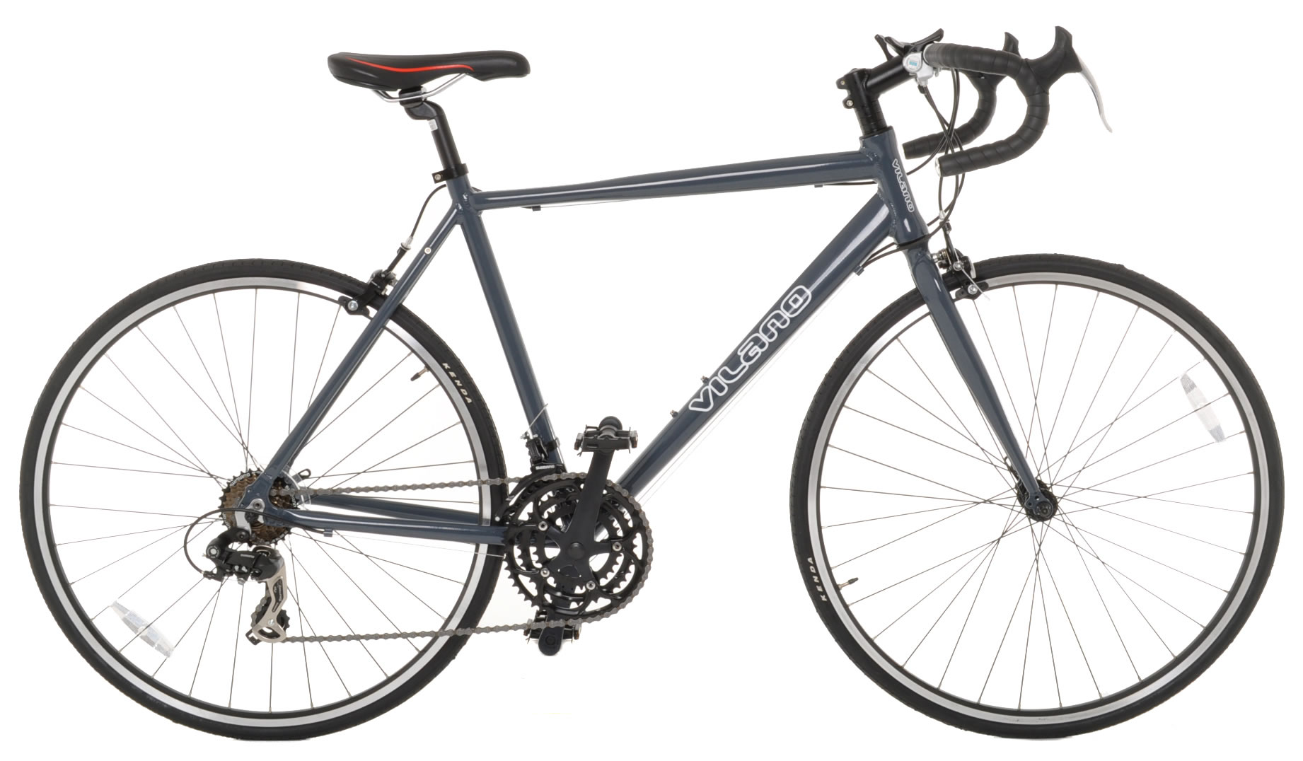 Color:Grey:Vilano TUONO Aluminum Road Bike 21 Speed Shimano