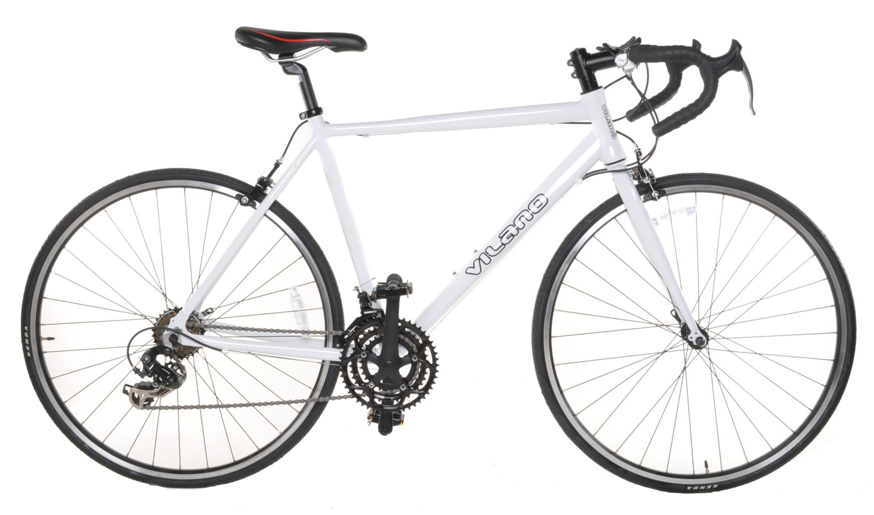 Color:White:Vilano TUONO Aluminum Road Bike 21 Speed Shimano