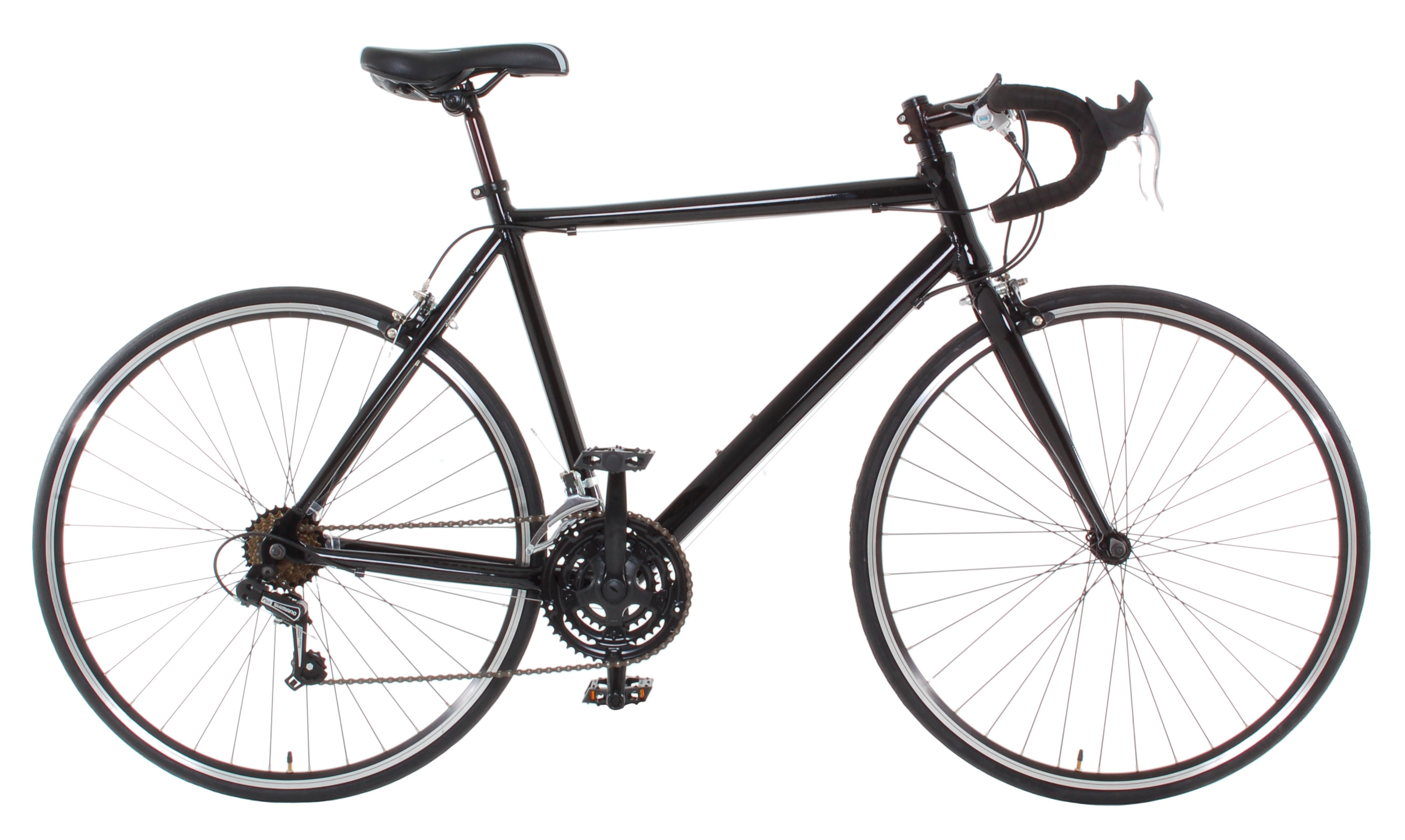 Color:Black:Vilano Aluminum Road Bike Commuter Bike Shimano 21 Speed 700c