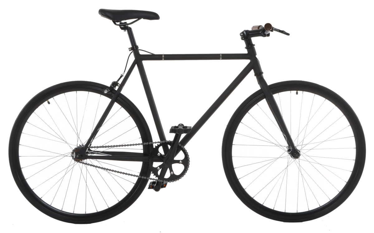 Color:Matte Black:Vilano Fixed Gear Bike Fixie Single Speed Road Bike