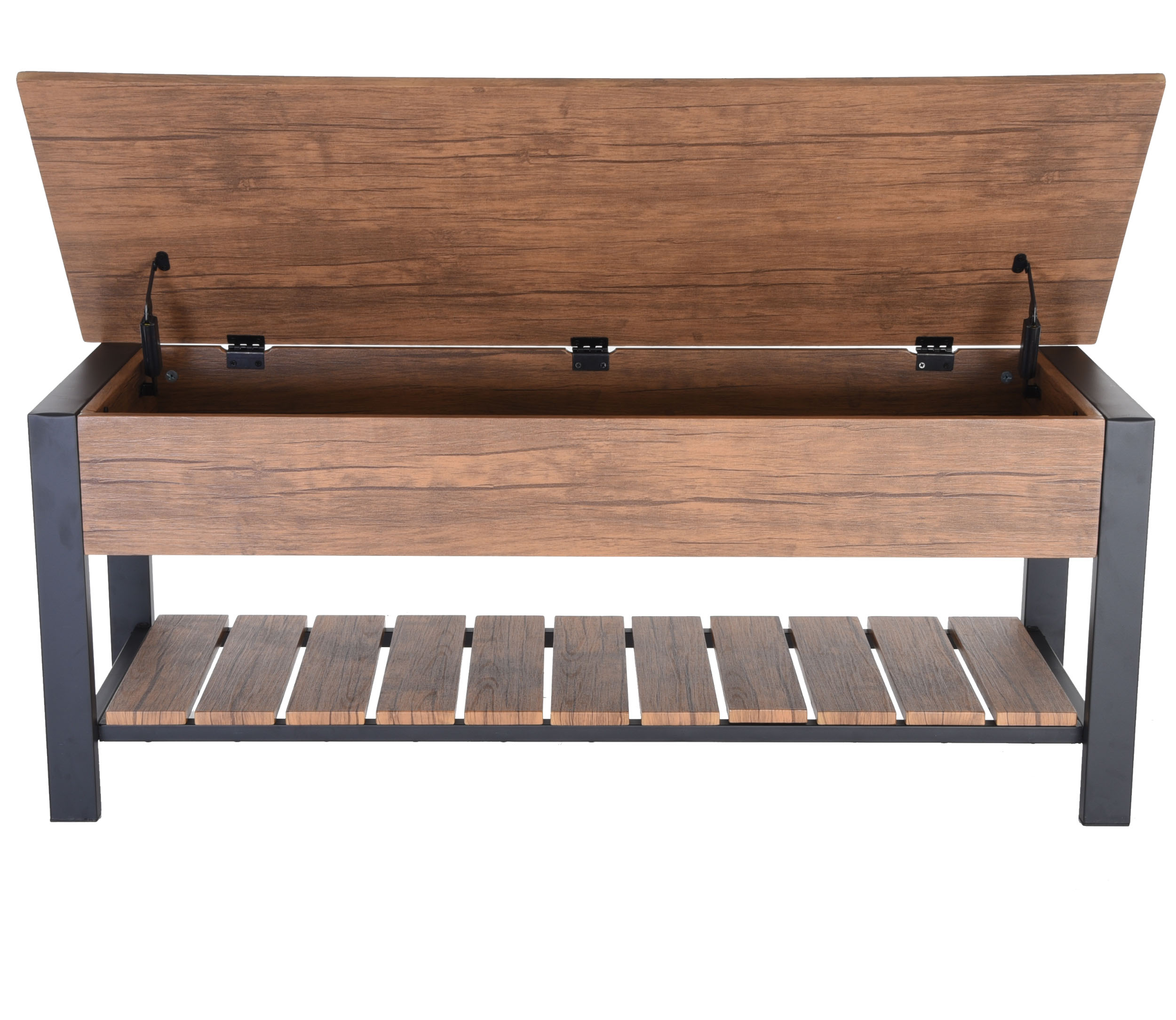 Zenvida Storage Bench Modern Hallway Shoe Organizer Flip Top Seat For