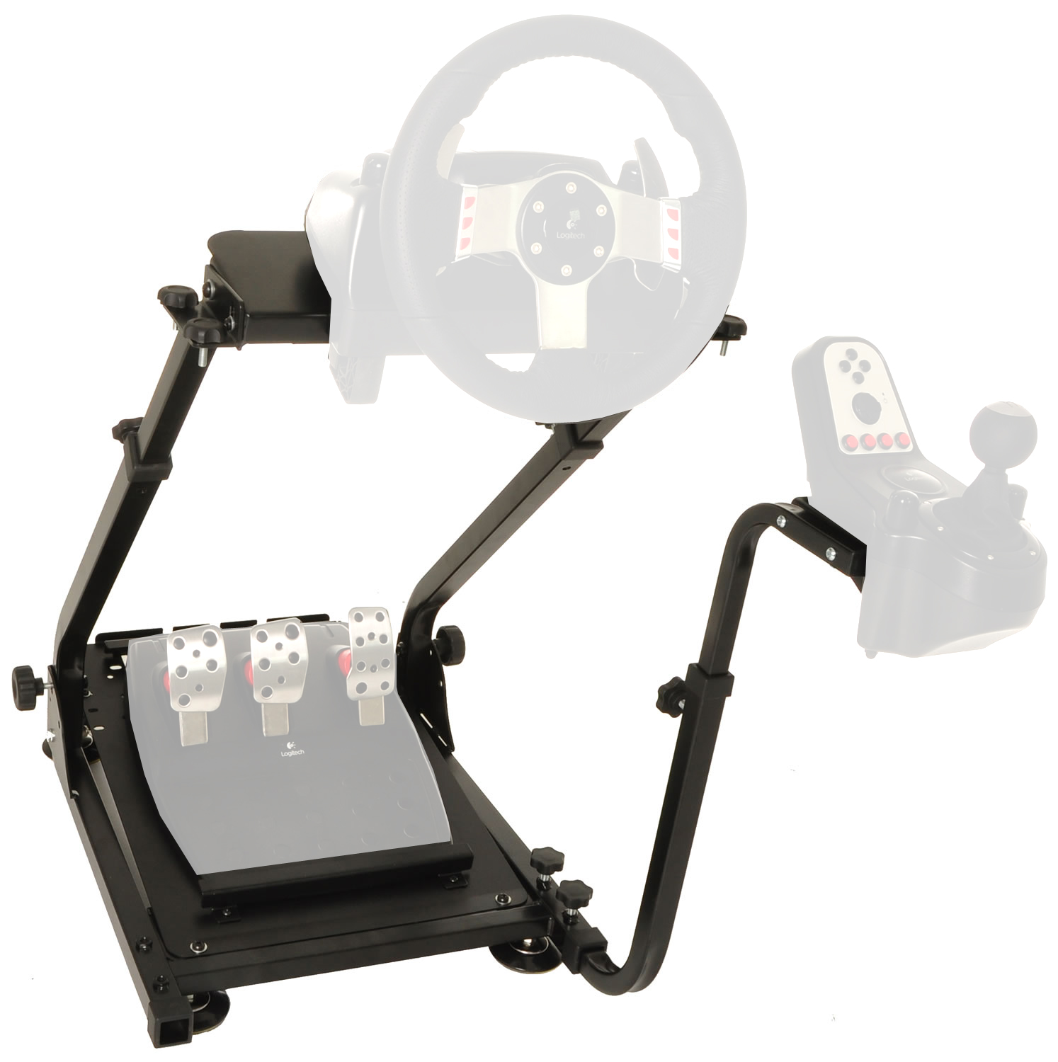 Conquer Racing Simulator Driving Gaming Wheel Stand and ...